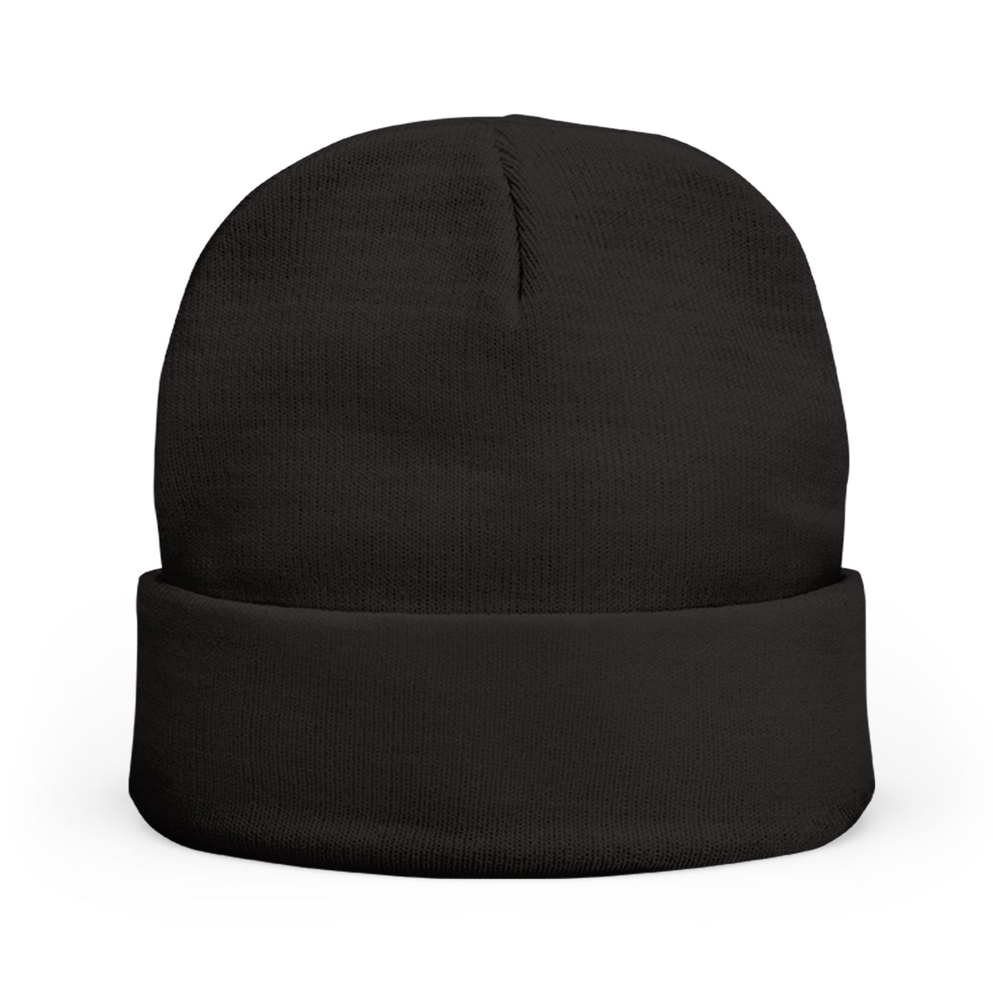 Embroidered Knit Beanie with Vampirik Skull Design