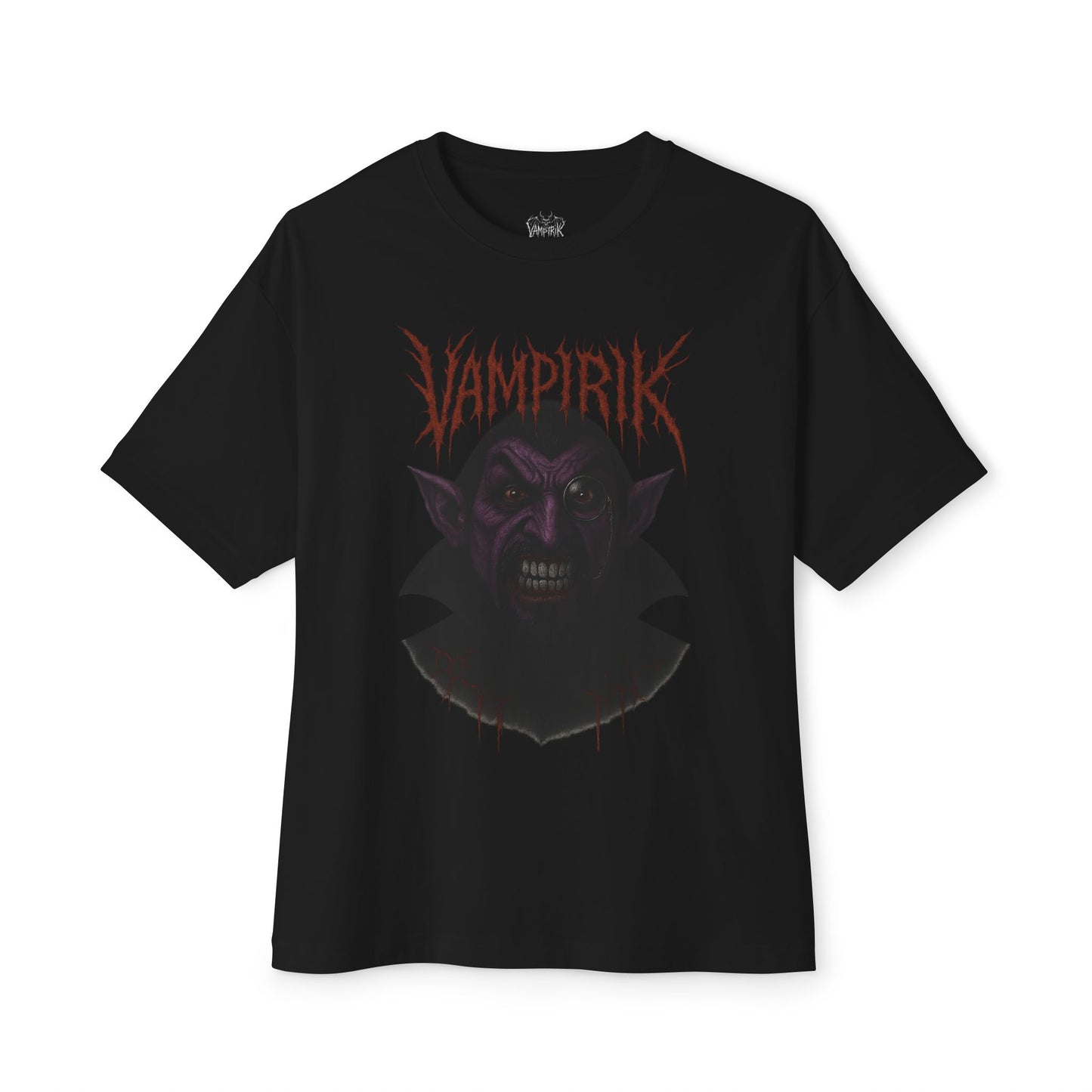 Vampirik Unisex Oversized Box Tee - Count Dracula